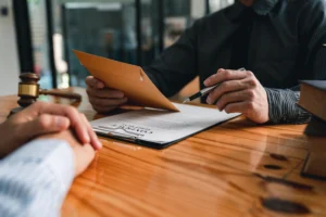 Denver power of attorney consultation with attorney reviewing legal documents